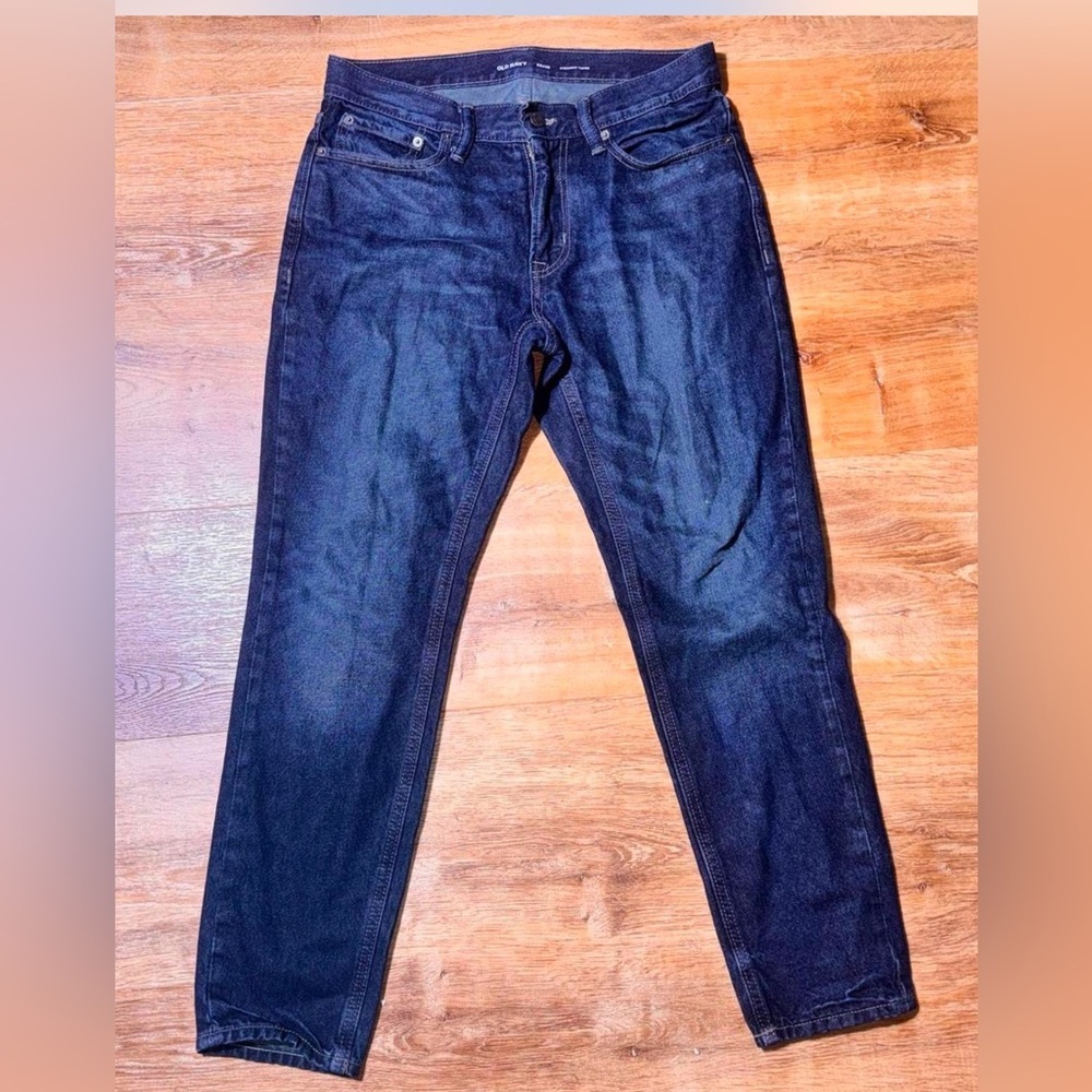 Old navy men’s straight taper jeans 30 by 30